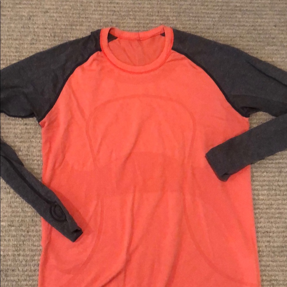 Pink Long Sleeve Lululemon Top